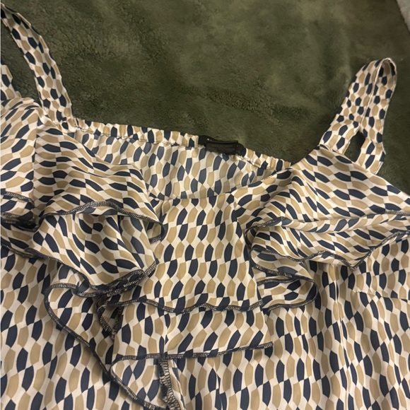 Ann Taylor Geometric Sleeveless Blouse - Picture 6 of 14